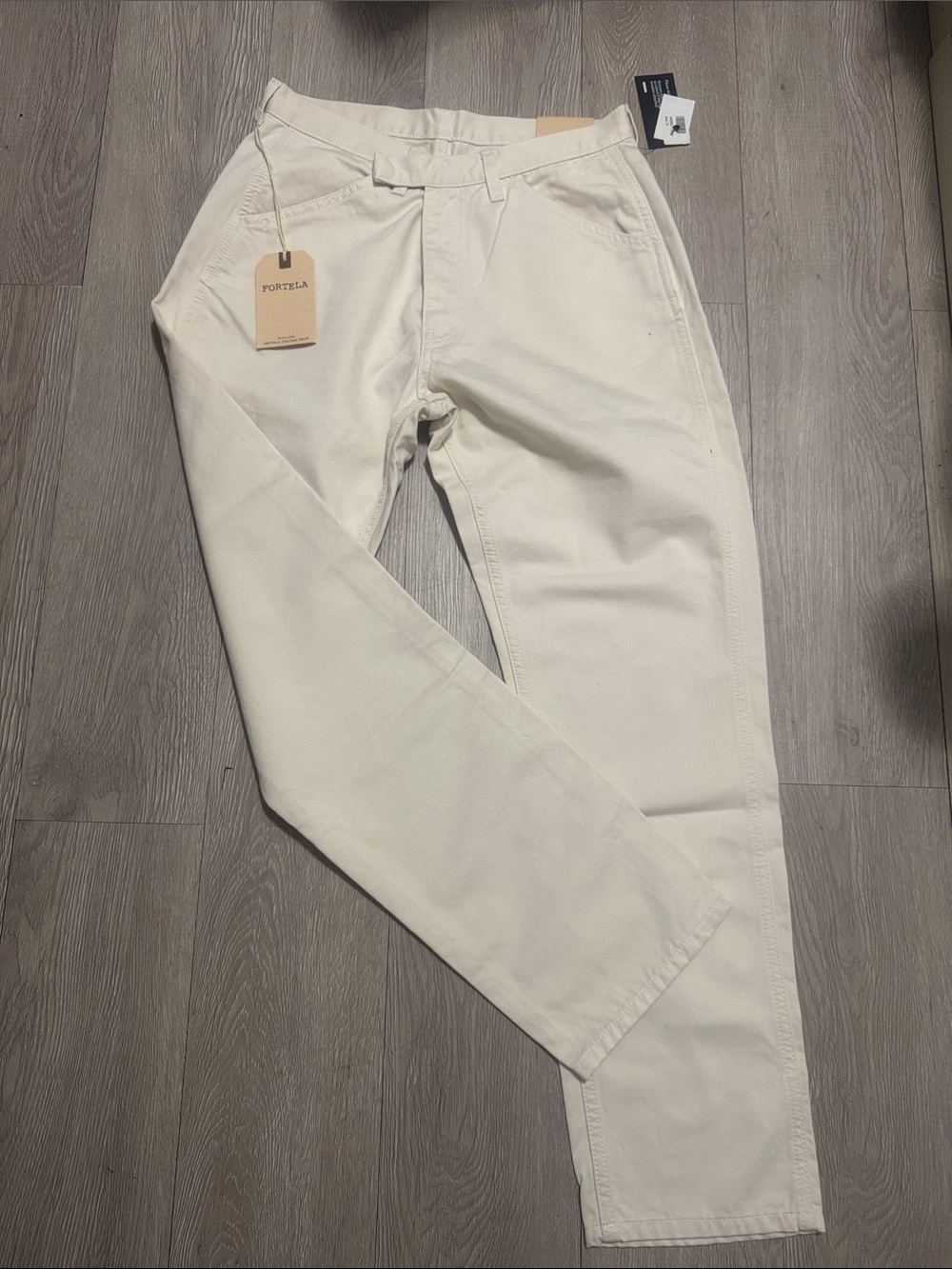 Forte Women's Cream Chinos - Tailored Off-White Pants